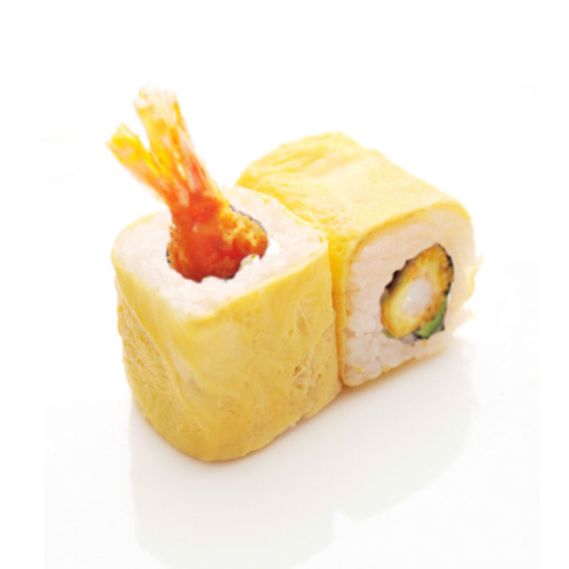 R6  Egg roll tempura crevette